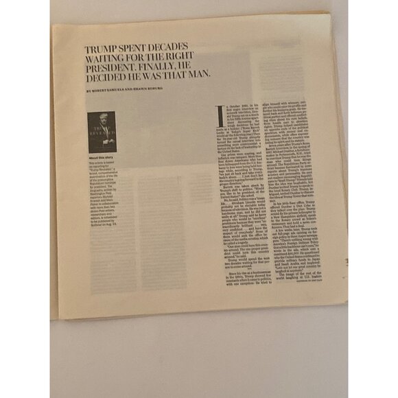 VTG trump donald j Special Convention Issue The Washington Post National Weekly - Picture 8 of 14